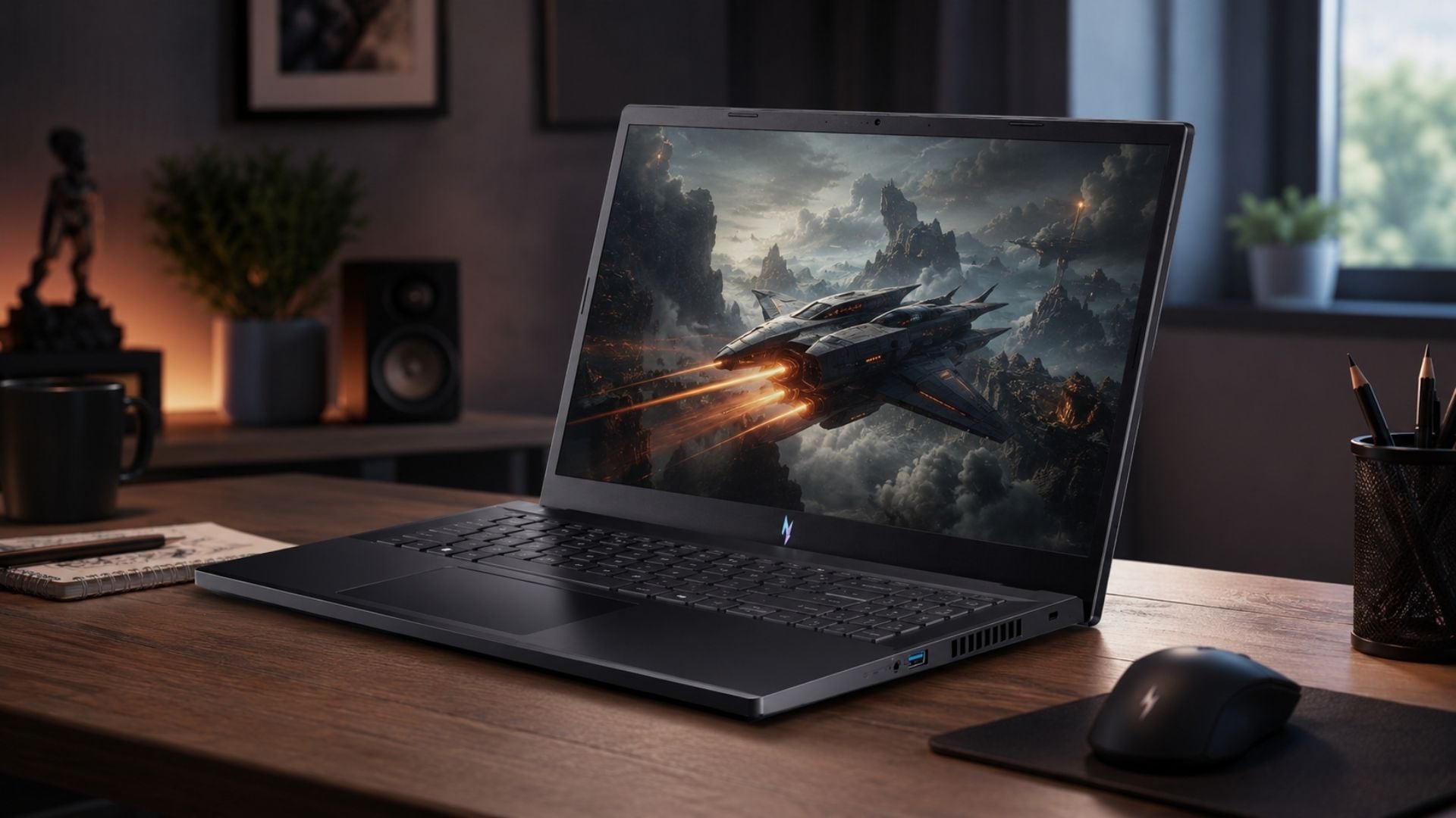 Acer Nitro sử dụng RTX 4050 phù hợp với gaming thường xuyên, dựng video, thiết kế