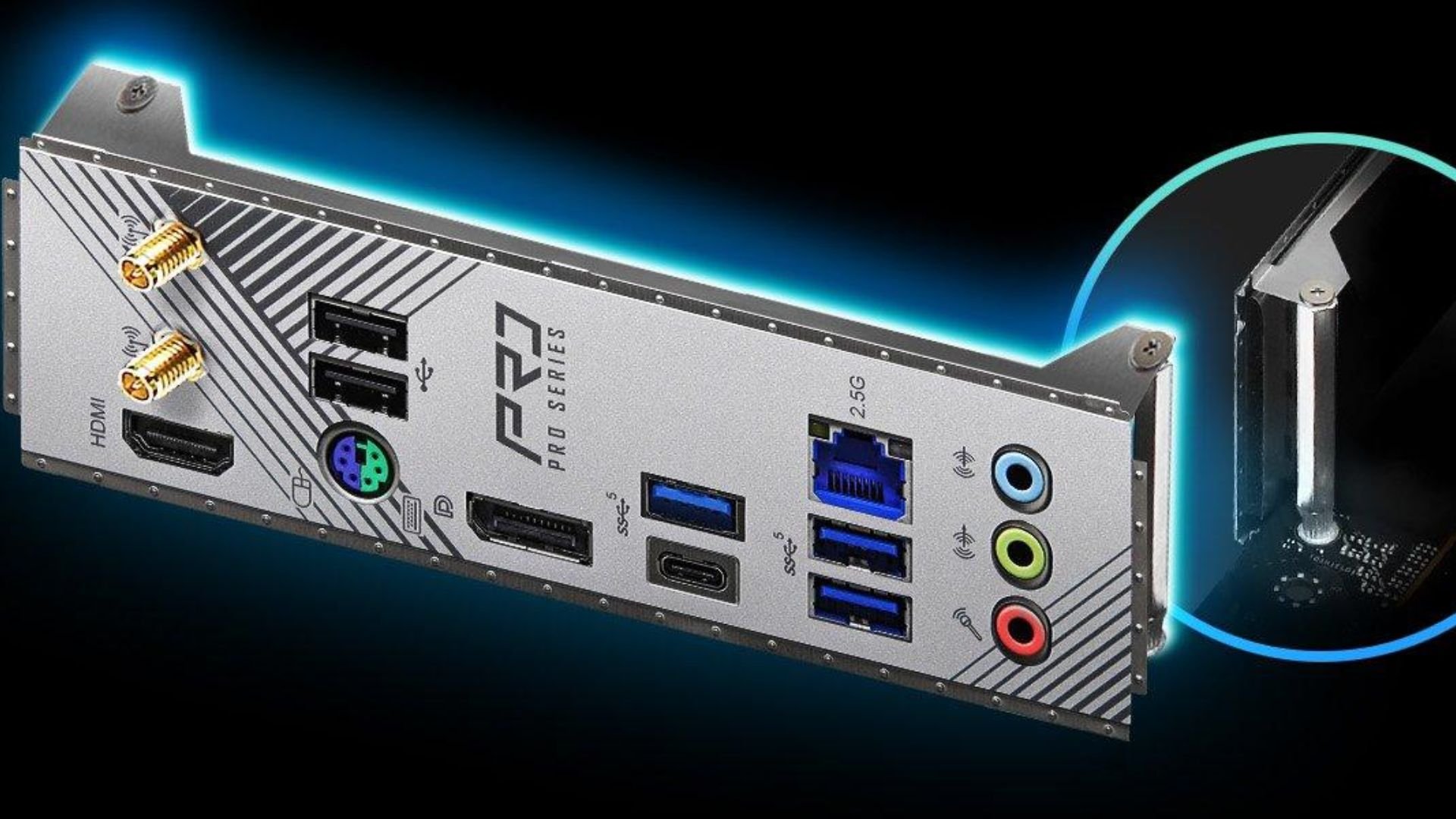 Tích hợp I/O Shield gắn sẵn