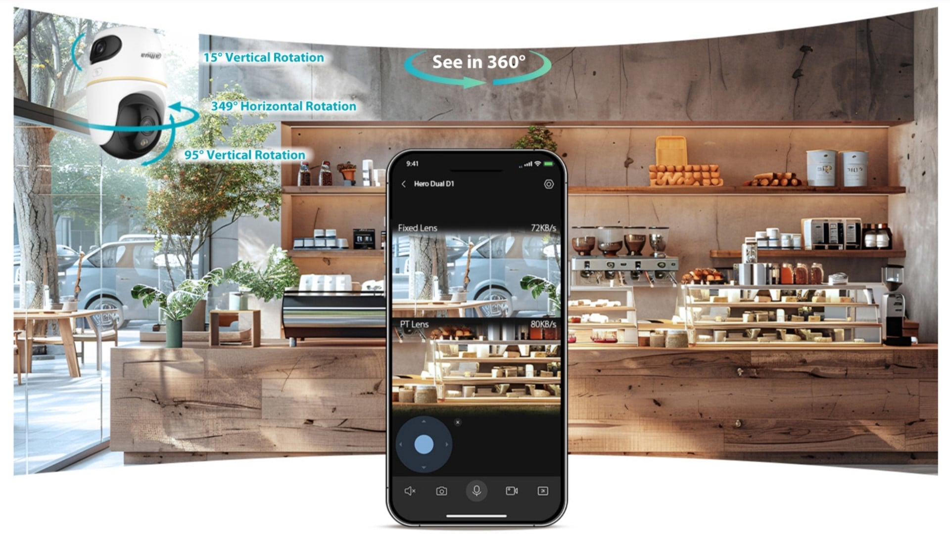 Camera Wifi DAHUA Hero Dual D1 6MP (DH-H3D-3F) – Thiết kế nhỏ gọn, tiết kiệm năng lượng