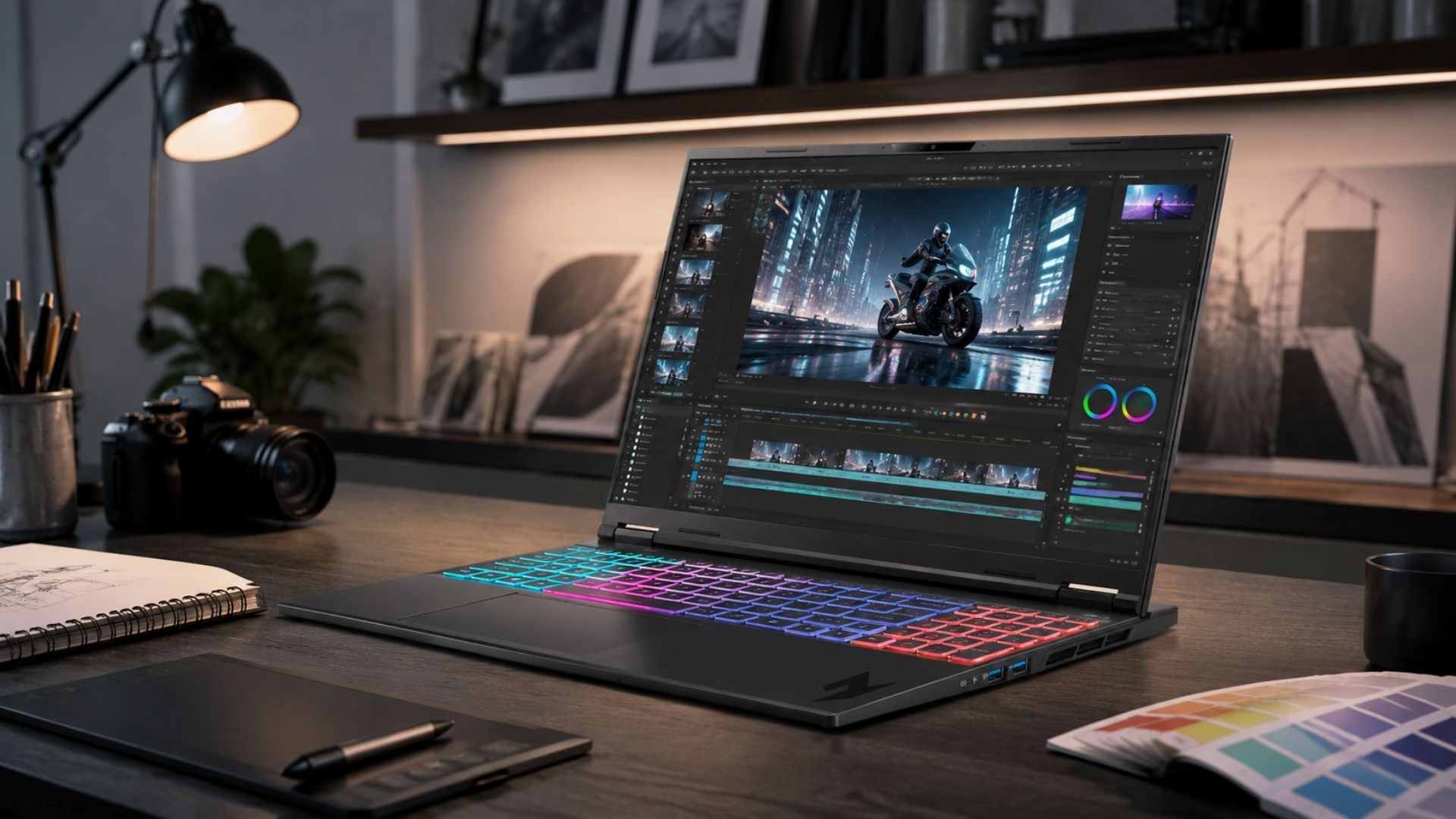 Laptop Acer Nitro ProPanel ANV16S-61-R7KQ - RTX 5060 và màn 16:10 cho sáng tạo
