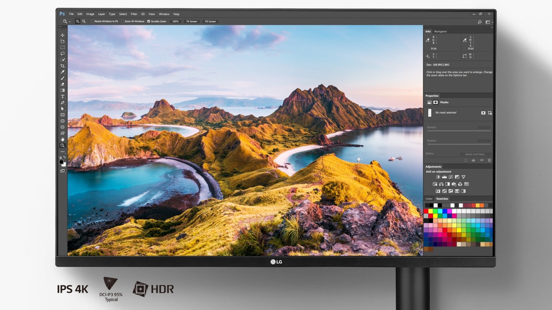 Màn hình đồ họa LG UltraFine 32UN880K-B - Chất lượng hiển thị 4K sắc nét với tấm nền IPS
