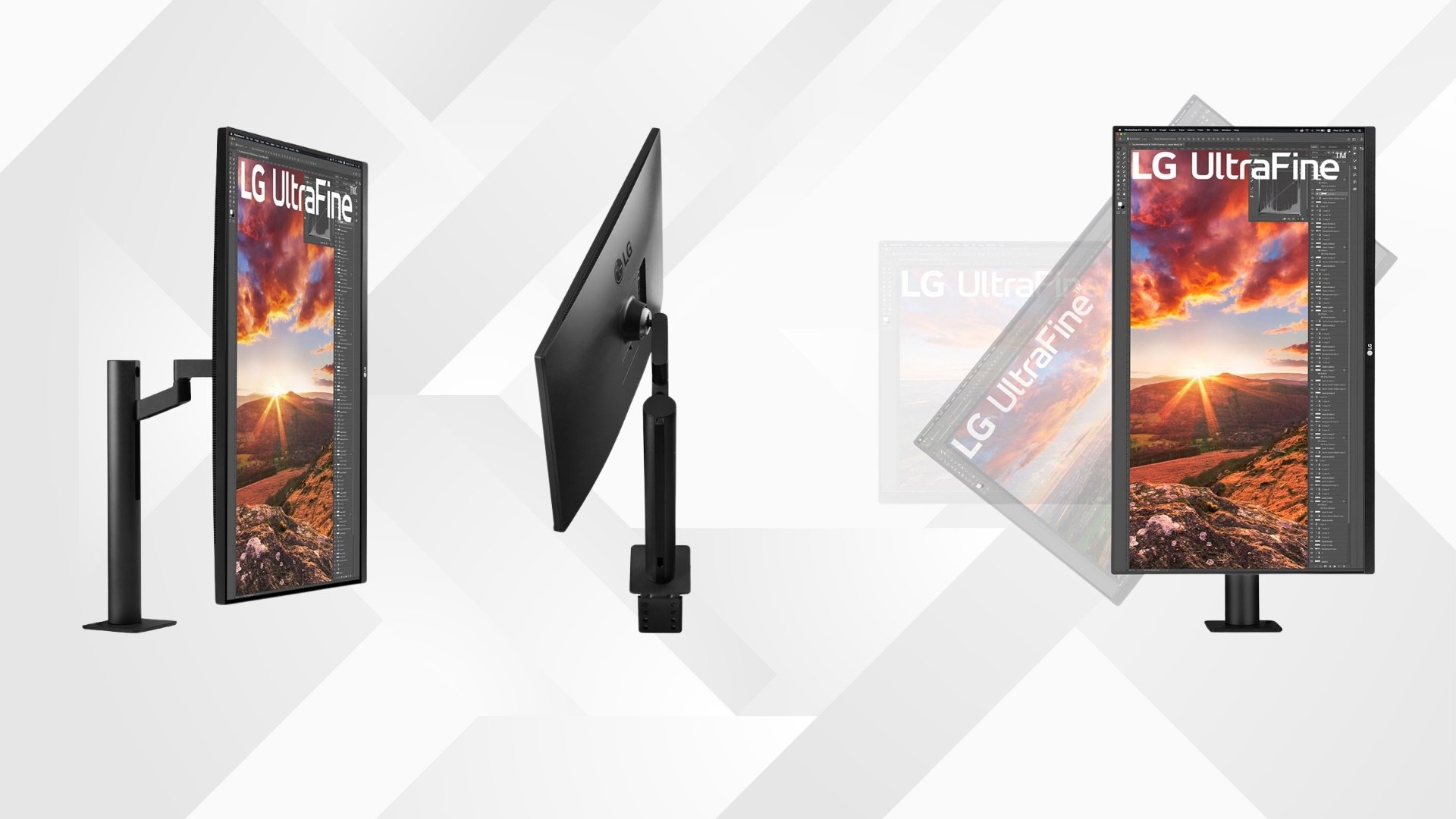 Màn hình đồ họa LG UltraFine 32UN880K-B - Thiết kế công thái học linh hoạt