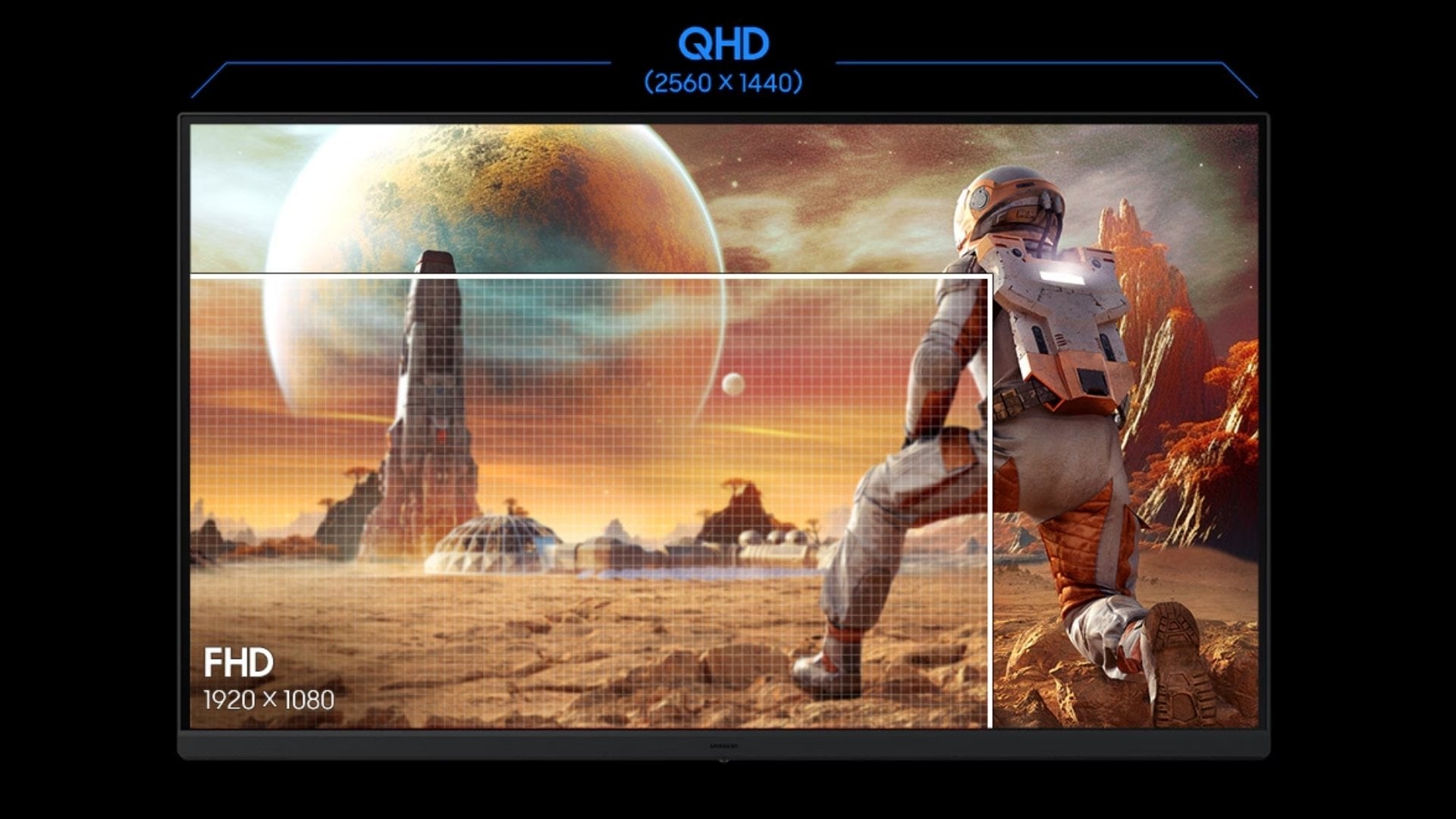 Màn hình gaming Samsung Odyssey G5 G53F 27 inch – Hình ảnh chi tiết, rõ ràng