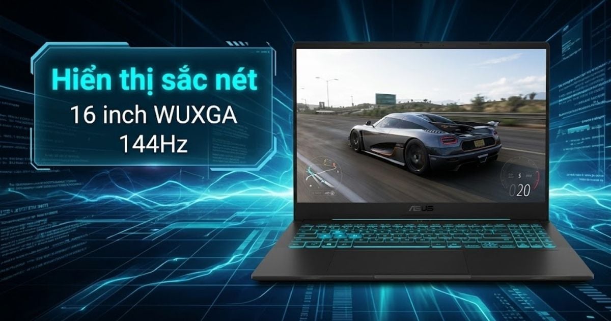 Laptop Gaming ASUS V16 V3607VJ-TK189W - Màn hình chống chói sắc nét