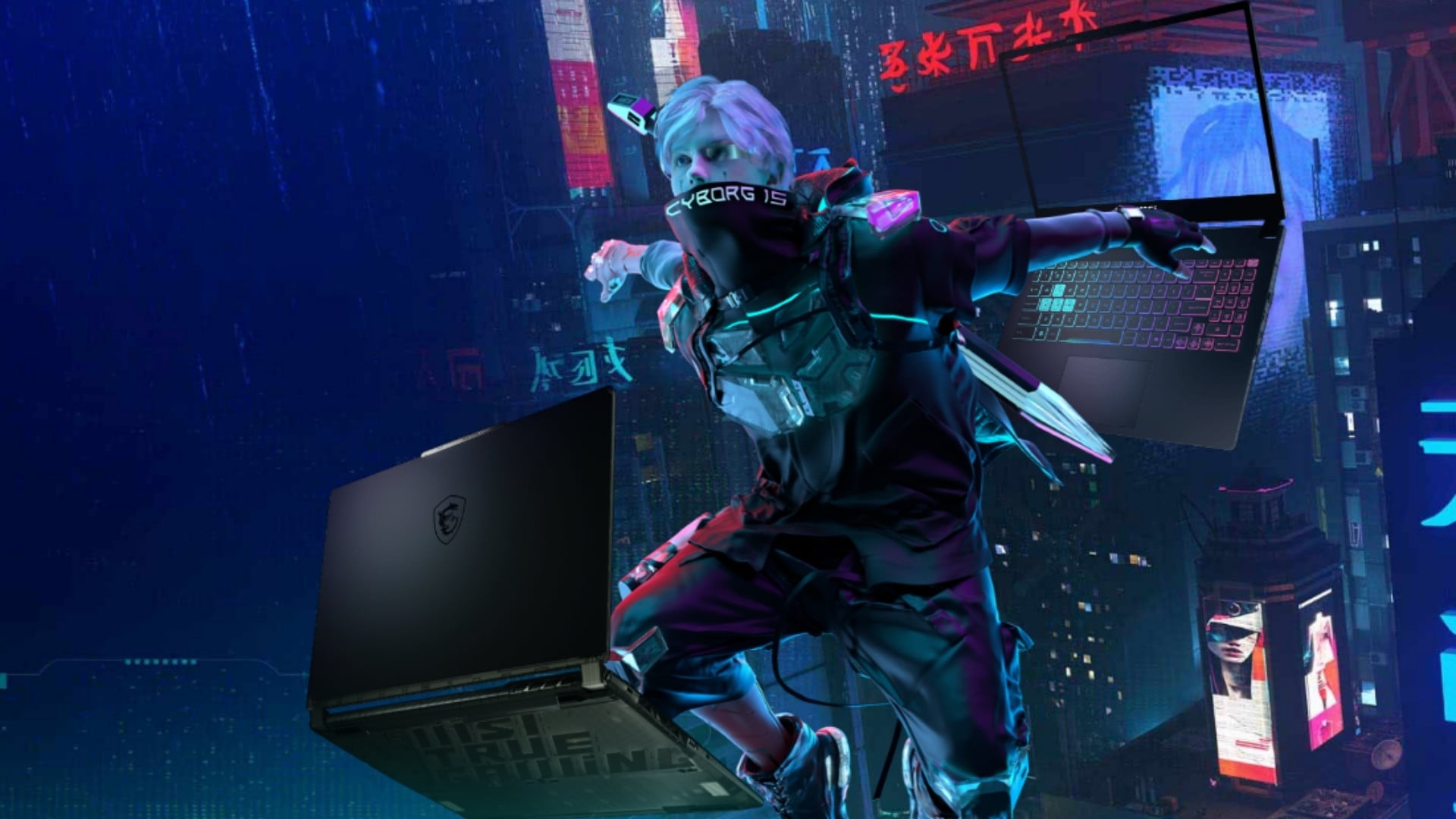 Laptop Gaming MSI Cyborg 15 A13UC-2088VN - Thiết kế hiện đại, mạnh mẽ đi kèm tinh tế