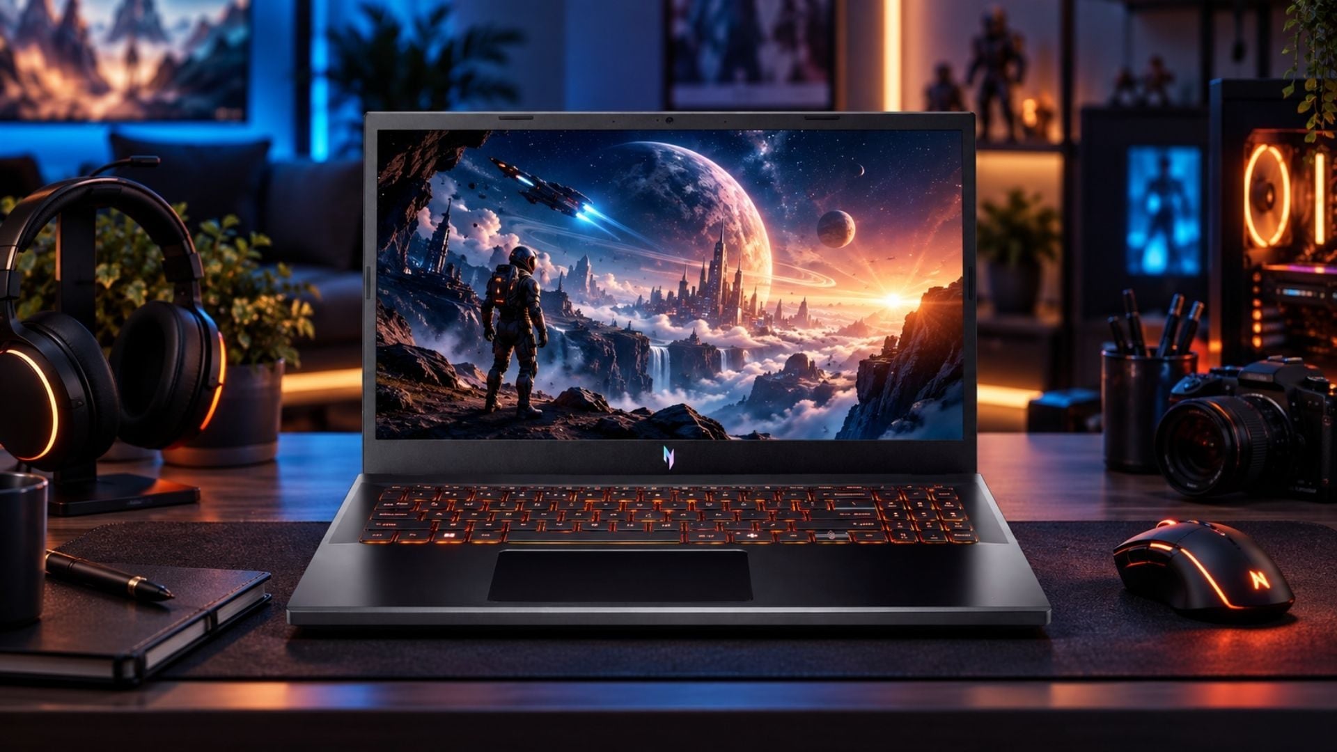 Laptop gaming Acer Nitro ProPanel ANV15-52-50RB kết hợp Intel Core 5 210H, RTX 4050 6GB, RAM 16GB DDR5 và SSD 512GB