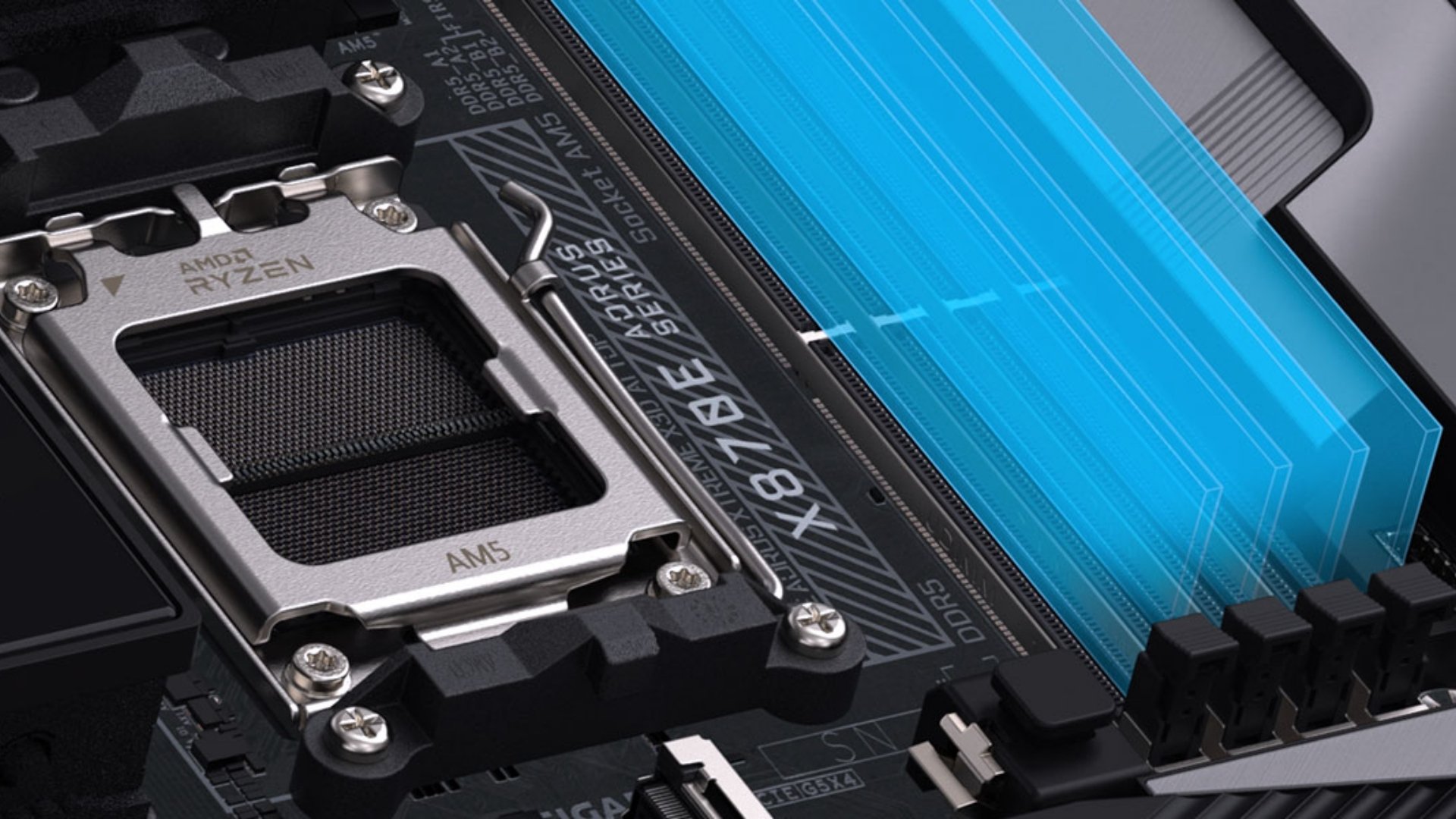 Mainboard (AMD) GIGABYTE X870E AORUS XTREME X3D AI TOP - Hiệu năng bộ nhớ DDR5 vượt trội