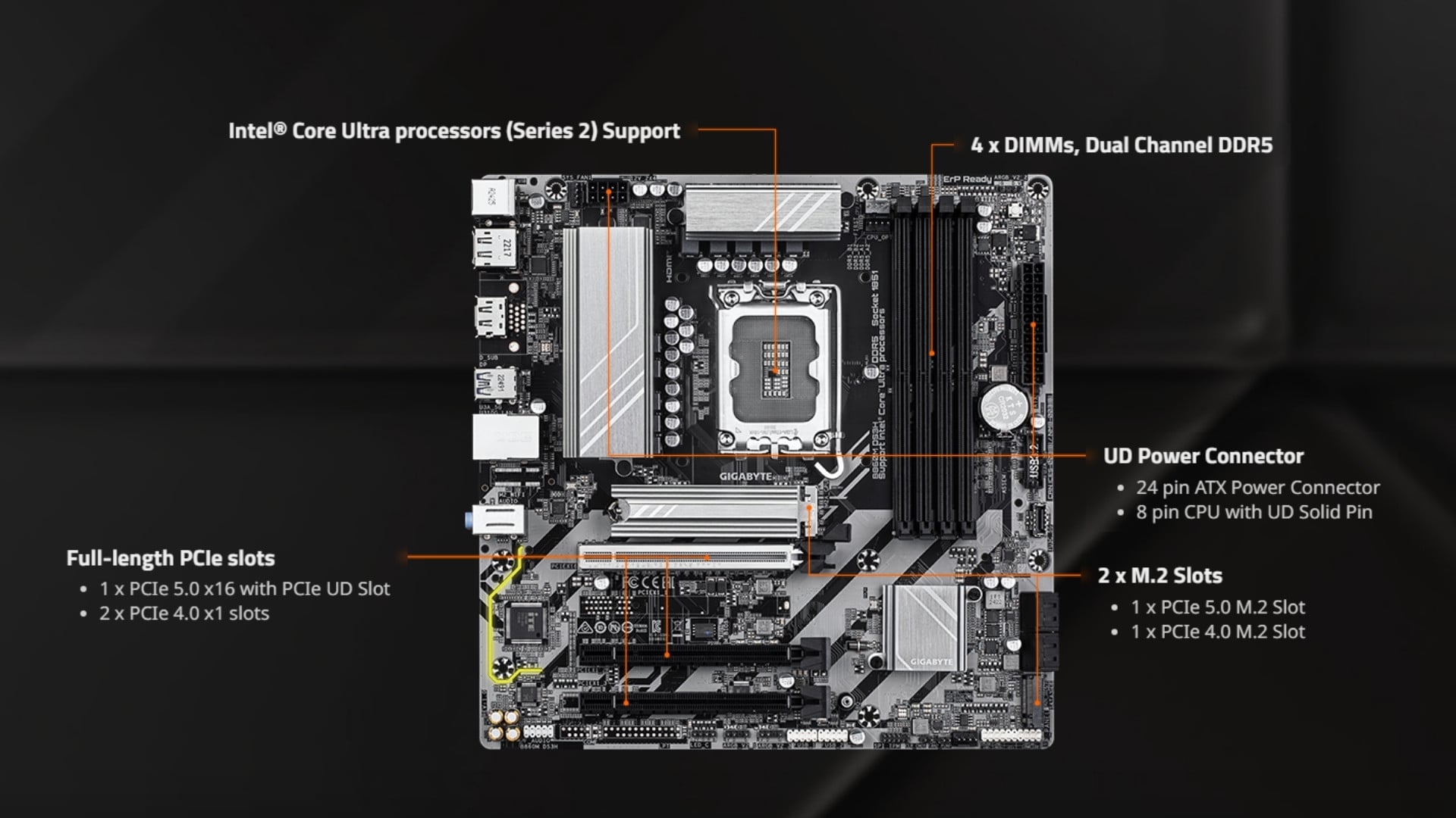 Mainboard Gigabyte B860M DS3H DDR5 - Sẵn sàng cho GPU thế hệ mới
