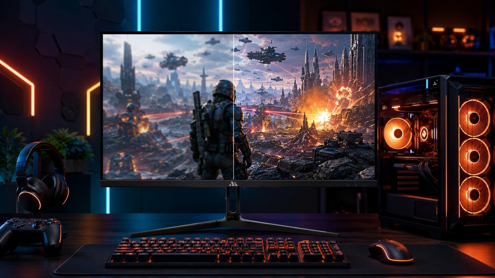 màn hình gaming 2K 144Hz trở thành lựa chọn cân bằng