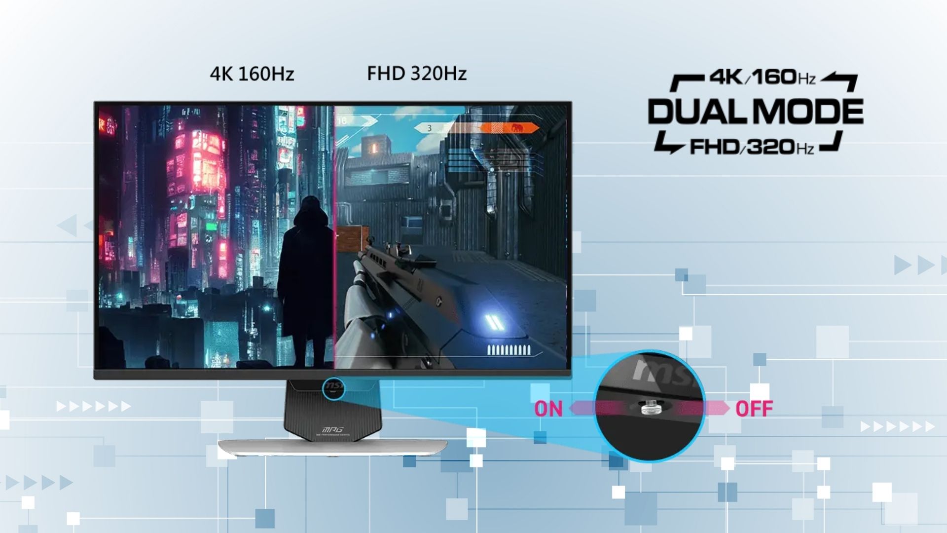 Màn Hình MSI MPG 274URDFW E16M Mini LED - Dual Mode