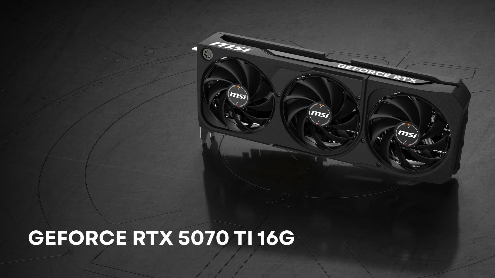 PC STAR Storm SSR | Card đồ họa MSI GeForce RTX 5070 Ti 16G SHADOW 3X OC- Sức mạnh vượt trội từ NVIDIA