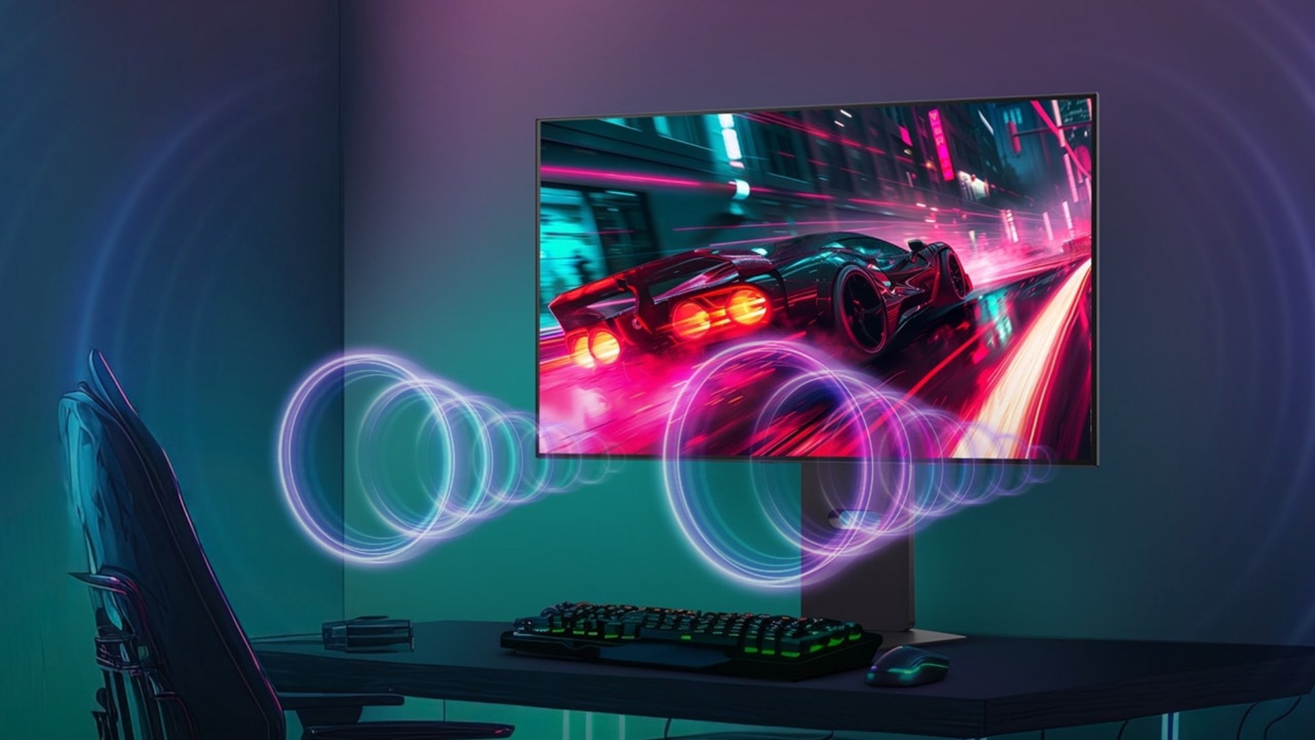 Màn hình LG UltraGear 32GS95UV-B – OLED Dual Mode 4K 240Hz / FHD 480Hz - Âm thanh sống động