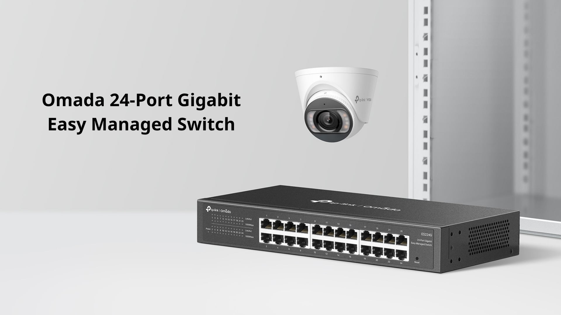 Switch 24 Port Omada TP-Link ES224G Easy Managed - Giải pháp mở rộng mạng Gigabit ổn định cho doanh nghiệp