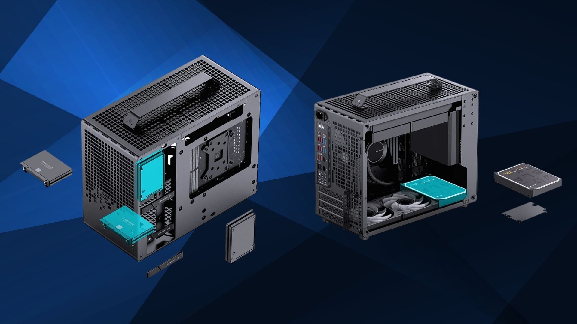 Thùng máy Jonsbo Z20 Micro-ATX Black - Đa dạng lưu trữ