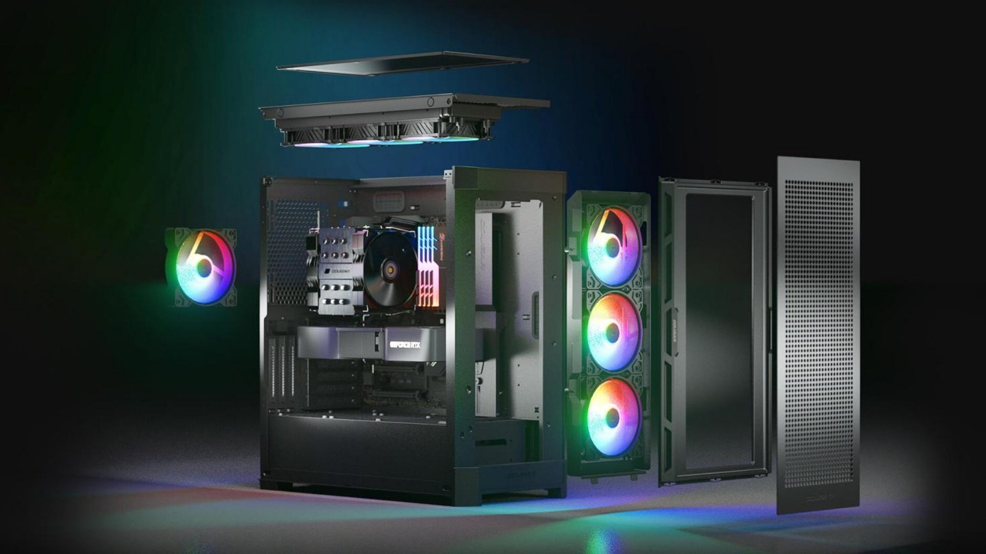 Case Cougar Duoface Pro RGB – Lắp ráp dễ dàng