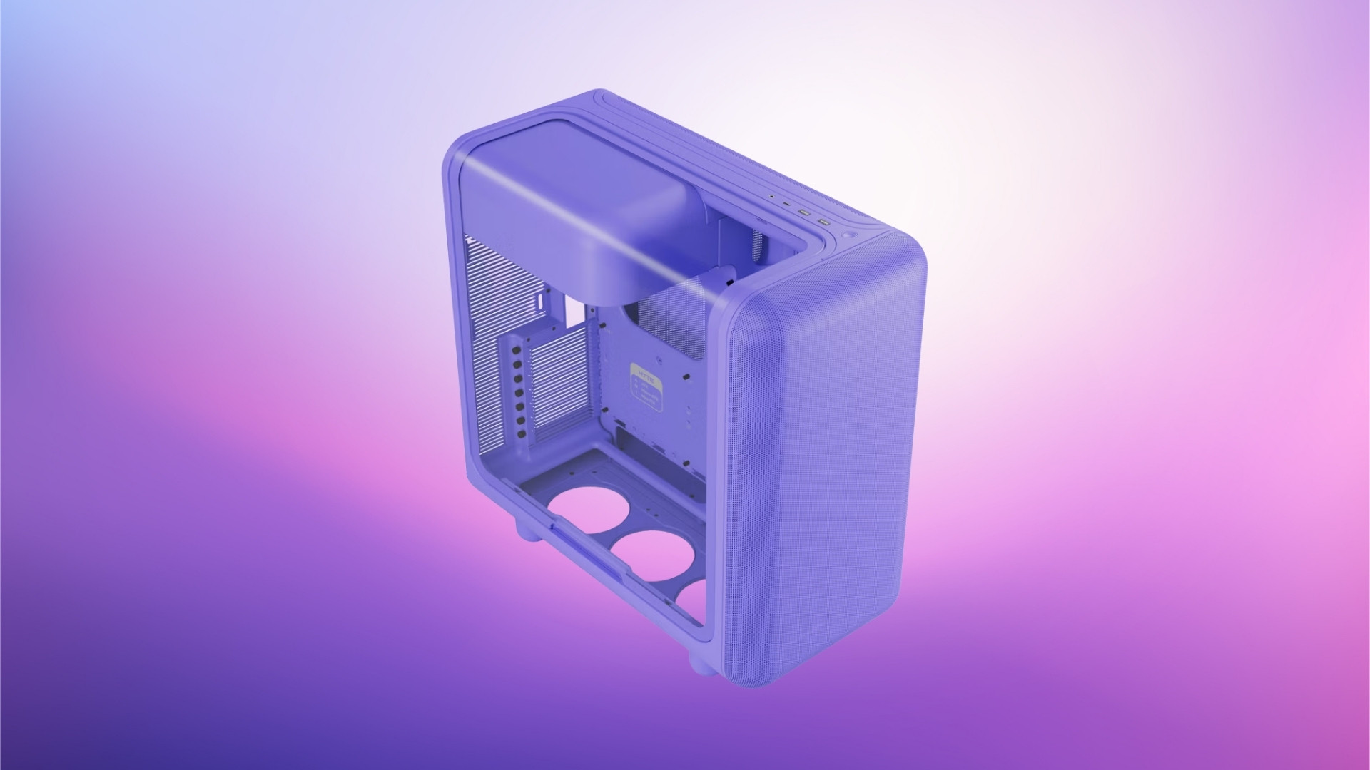 Case HYTE X50 Taro Milk - Sắc tím khác biệt dành cho những bộ PC đậm dấu ấn cá nhân