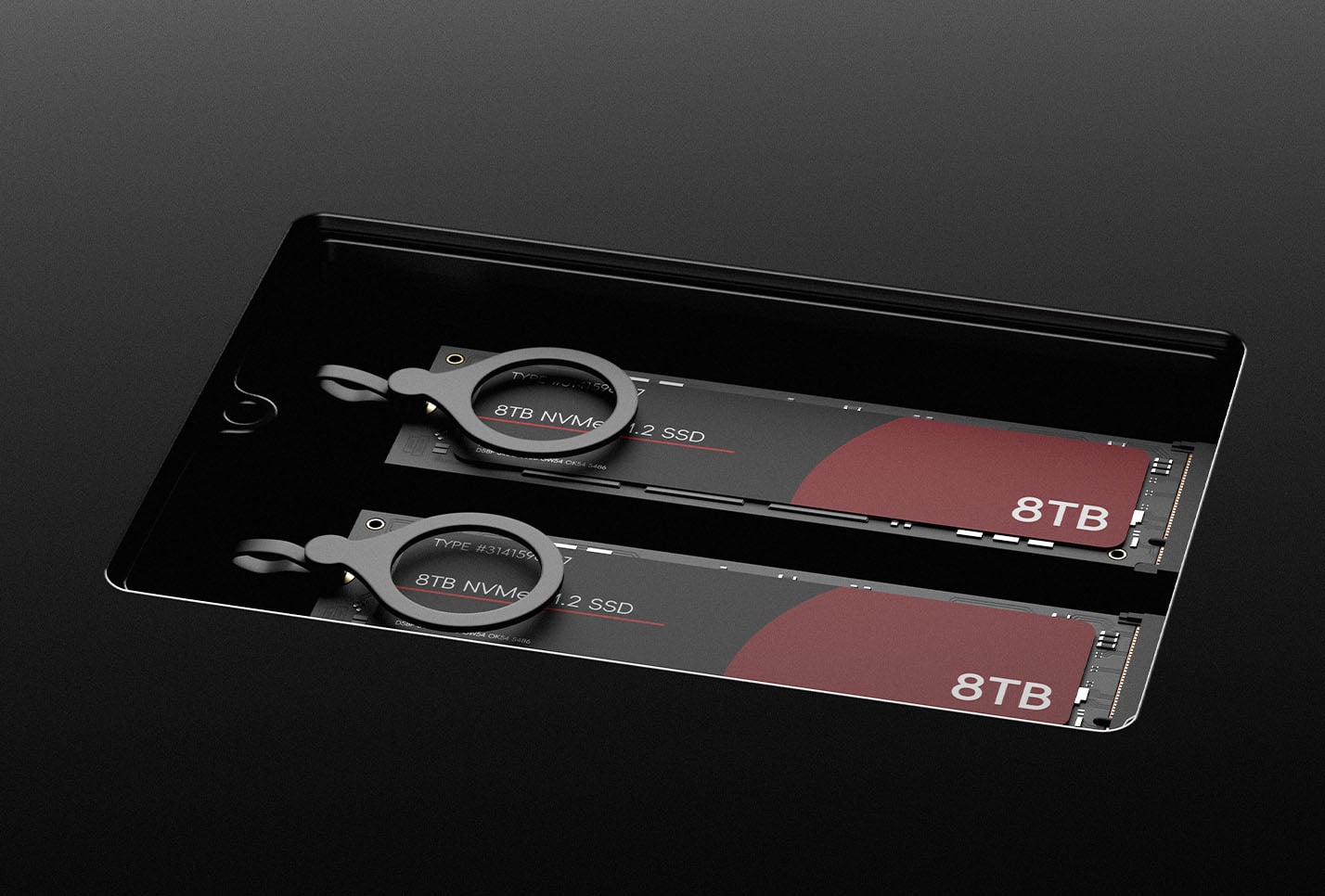 Khe SSD kép mở rộng đến 16TB