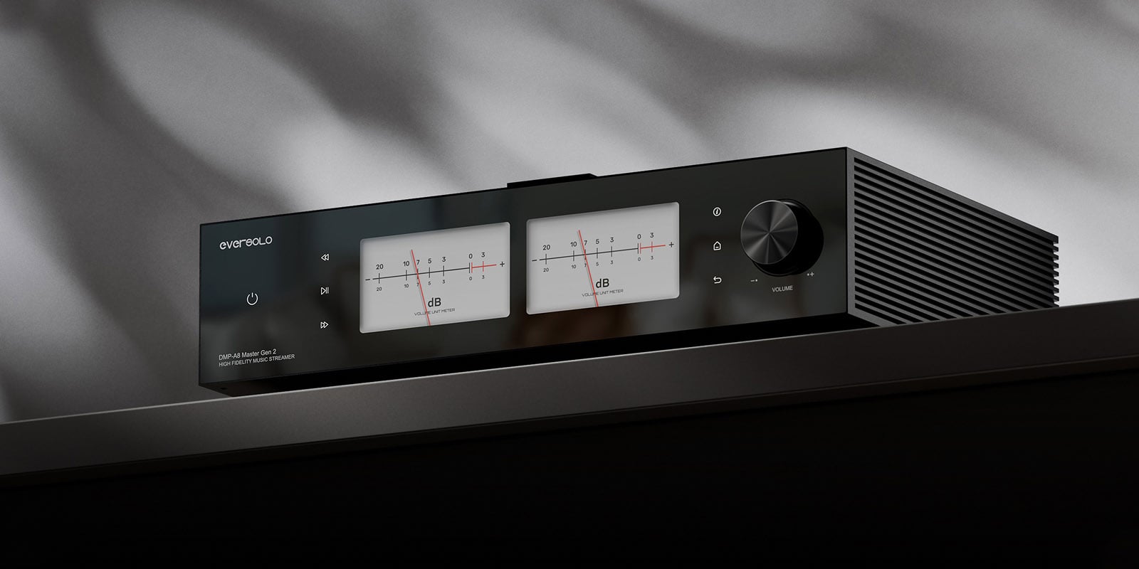 Màn hình VU trên Eversolo DMP-A8 Master Edition Gen 2