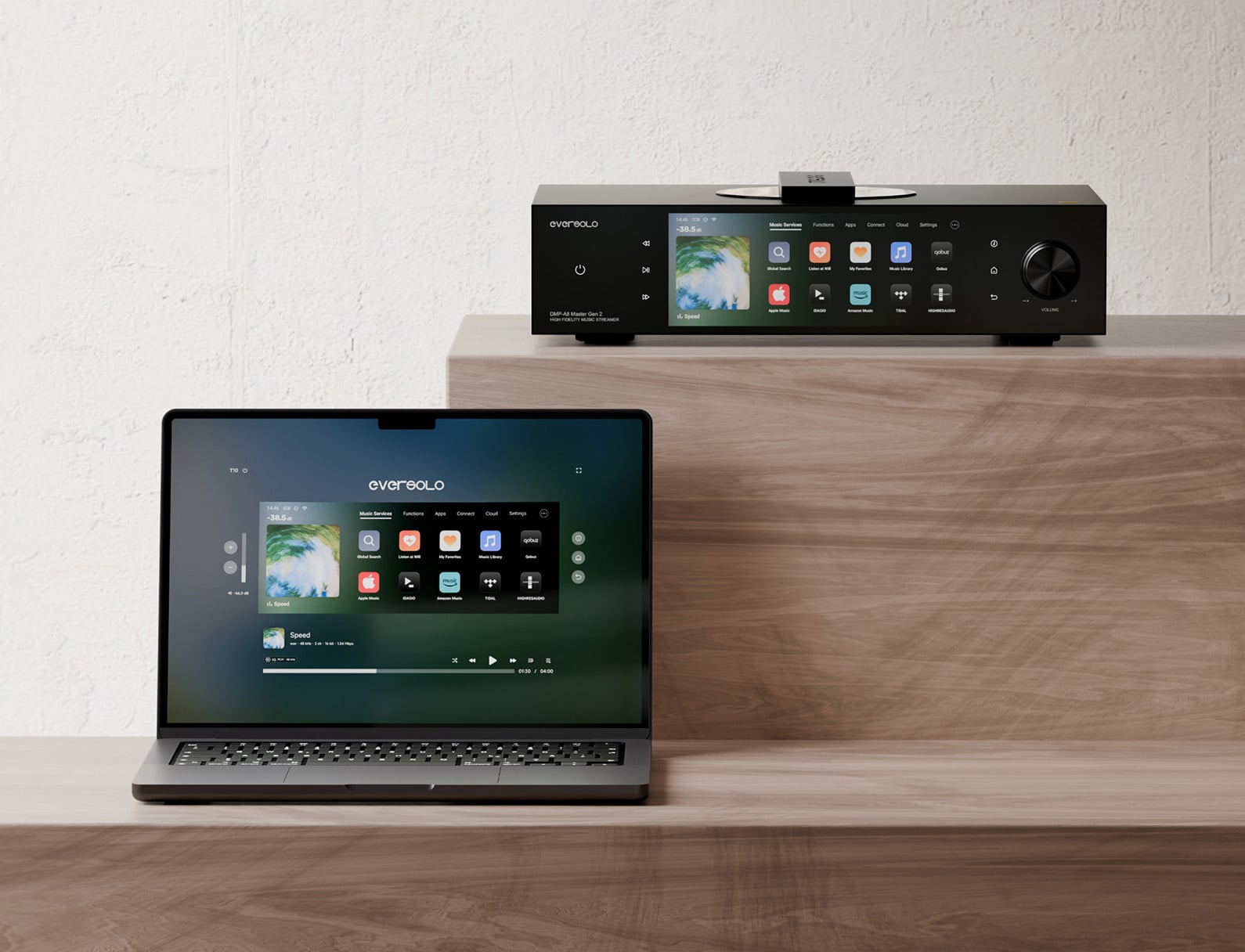 Cổng kết nối của DMP-A8 Master Edition Gen 2