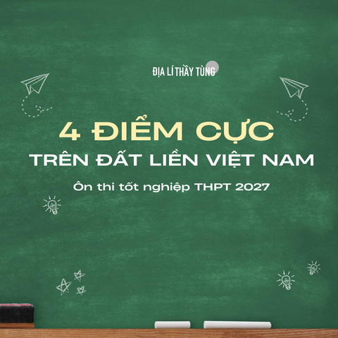 4 điểm cực trên đất liền Việt Nam