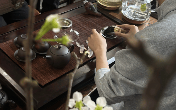 Các bước pha trà