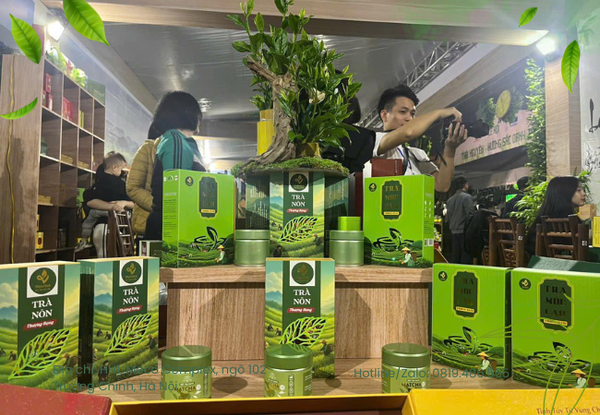 Hộp Giấy Trà Móc Câu