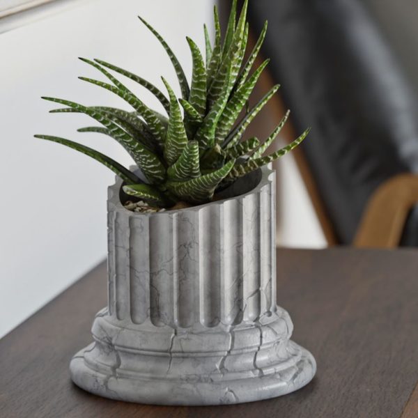 10 Mẫu Chậu Cây Decor Nội Thất Được In 3D Nhiều Nhất 2026 Chậu cây in 3D hình cột Hy Lạp cổ điển Greek Pillar Flower Pot MakerWorld