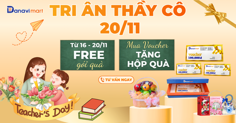 TRI ÂN THẦY CÔ 20/11 – GỬI NGÀN YÊU THƯƠNG QUA TỪNG MÓN QUÀ