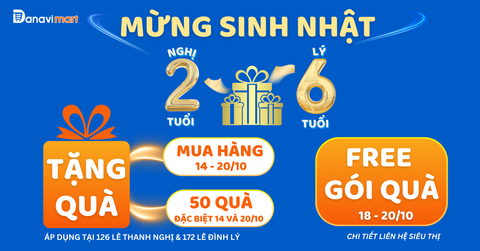 SINH NHẬT DANAVIMART 2025 - CÀNG MUA CÀNG VUI, RINH QUÀ CỰC ĐÃ