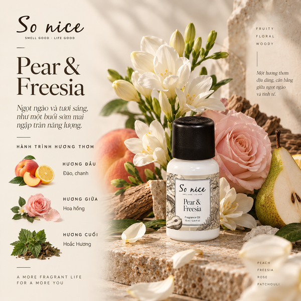 tinh dầu pear Freesia