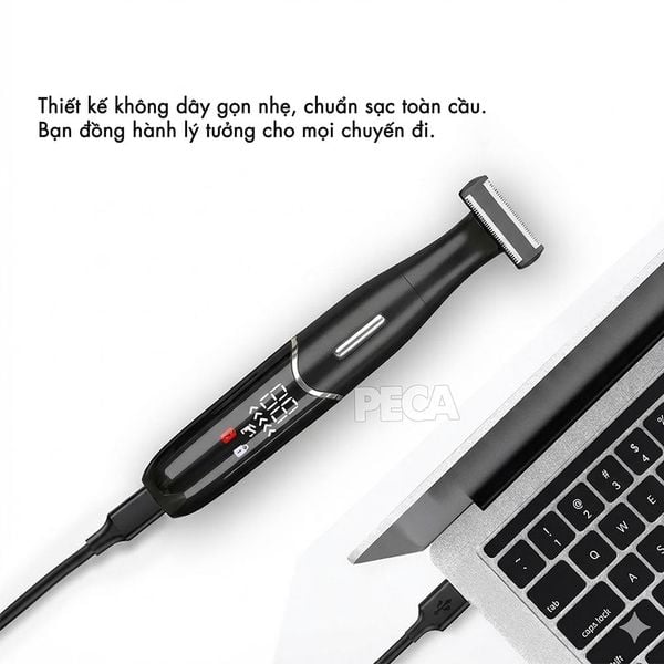 Máy cạo lông toàn thân KM-1903 chống nước