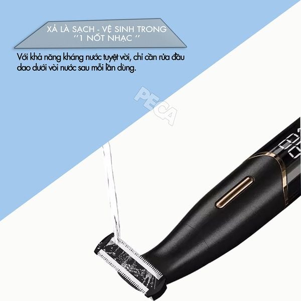 Máy cạo lông toàn thân KM-1903 chống nước
