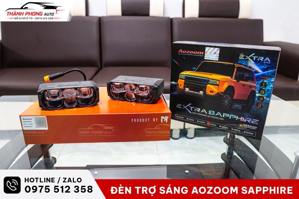 Đèn Trợ Sáng AOZOOM EXTRA SAPPHIRE Chính Hãng