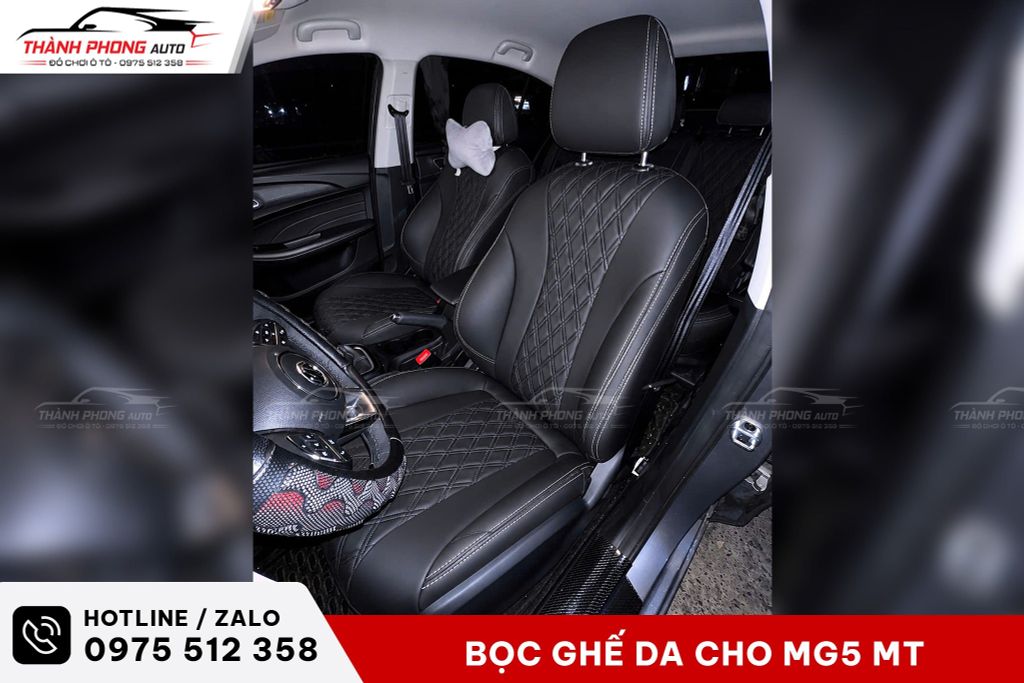 bọc ghế da cho mg5 mt