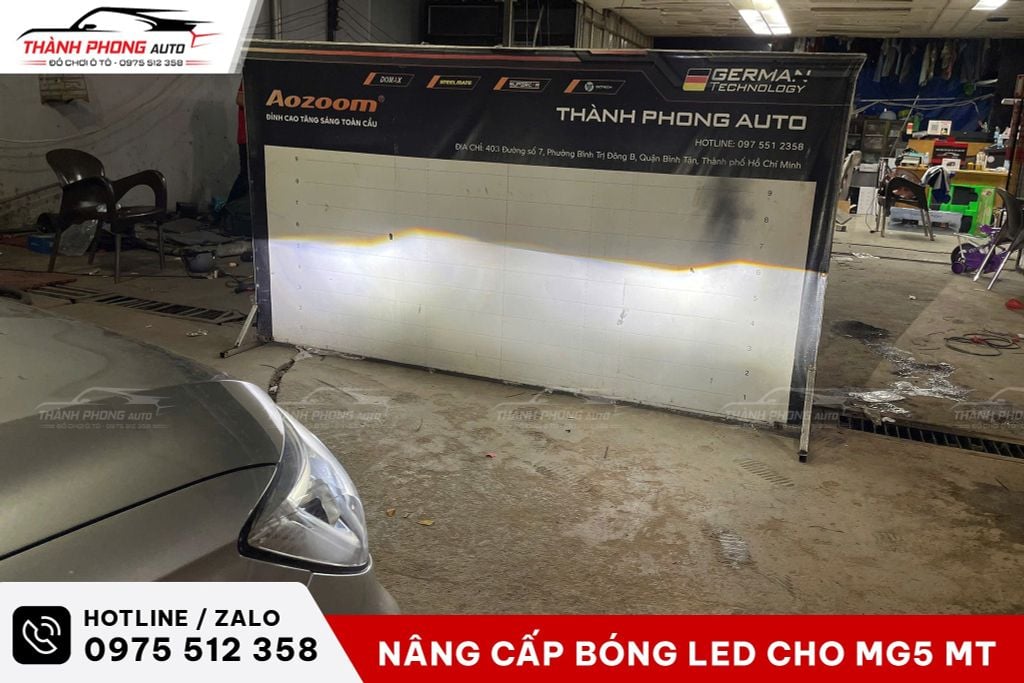 bóng led tăng sáng cho mg5 mt