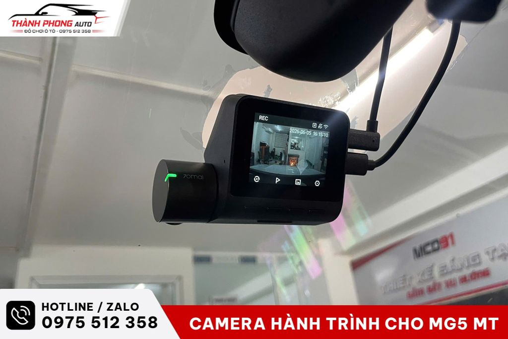 camera hành trình cho mg5 mt
