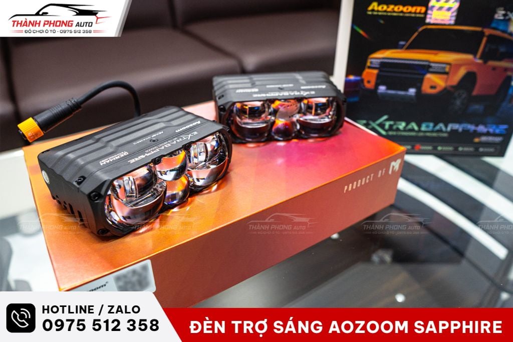 Đèn Trợ Sáng AOZOOM EXTRA SAPPHIRE Chính Hãng