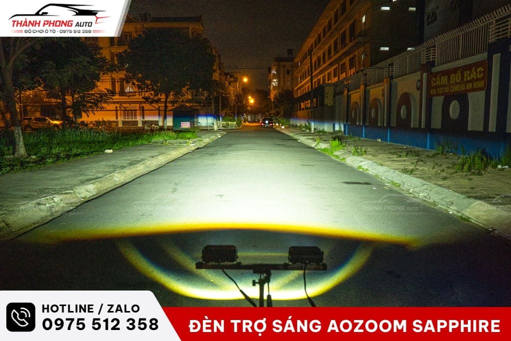 Đèn Trợ Sáng AOZOOM EXTRA SAPPHIRE Chính Hãng