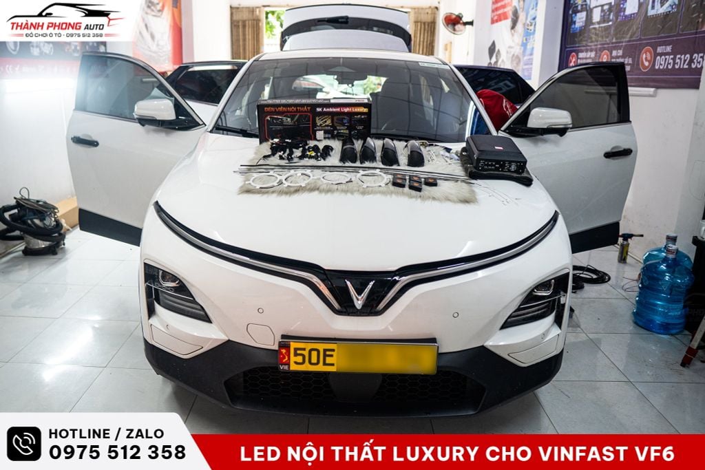 đèn led viền nội thất luxury cho vinfast vf6