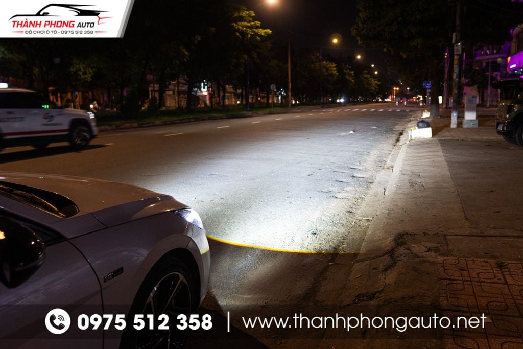 hyundai elantra nline độ bi gầm