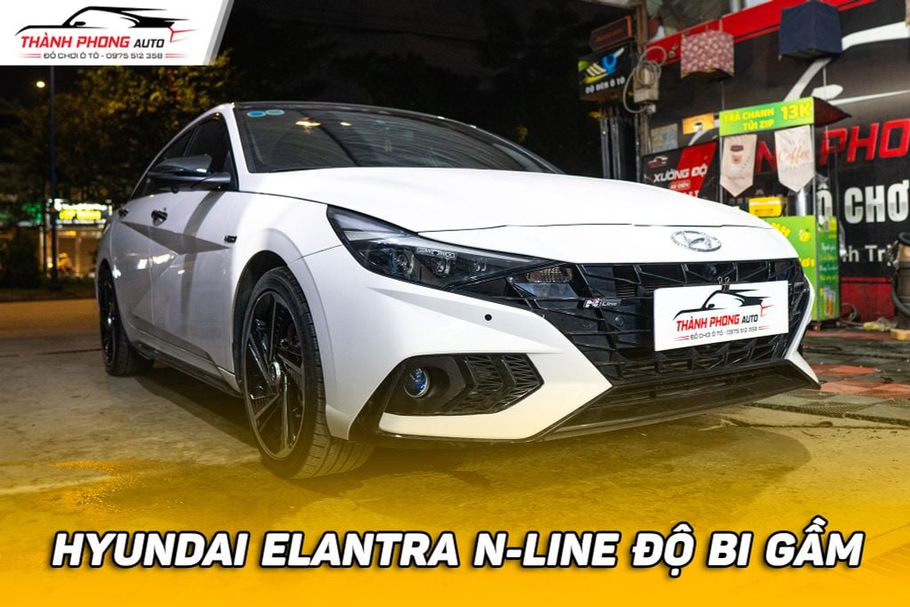 elantra nline độ bi gầm