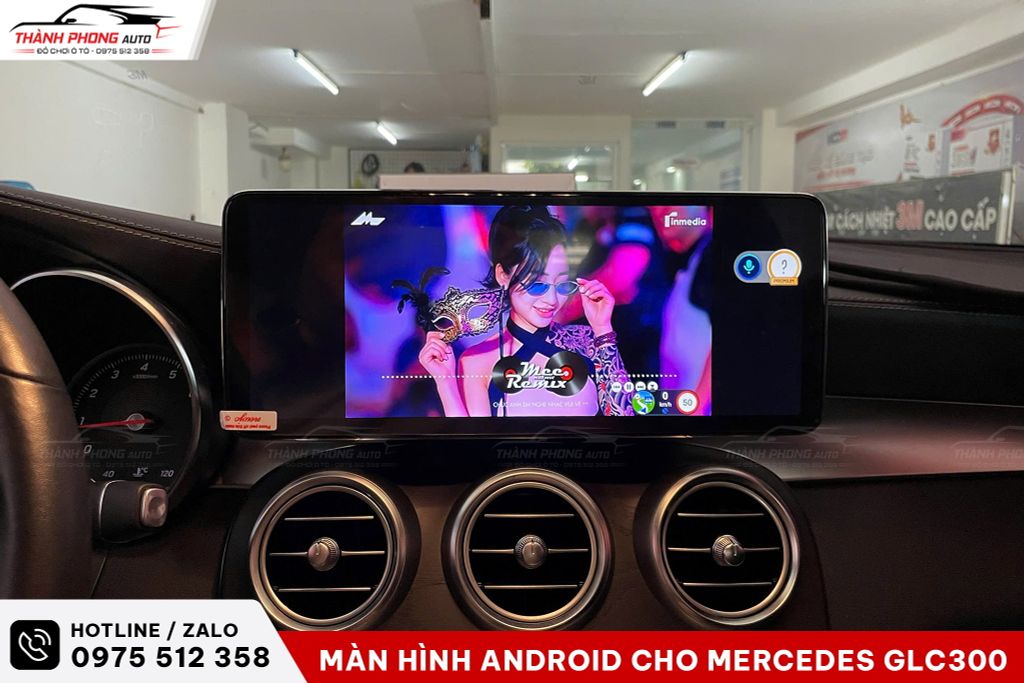 màn hình android cho mercedes glc300