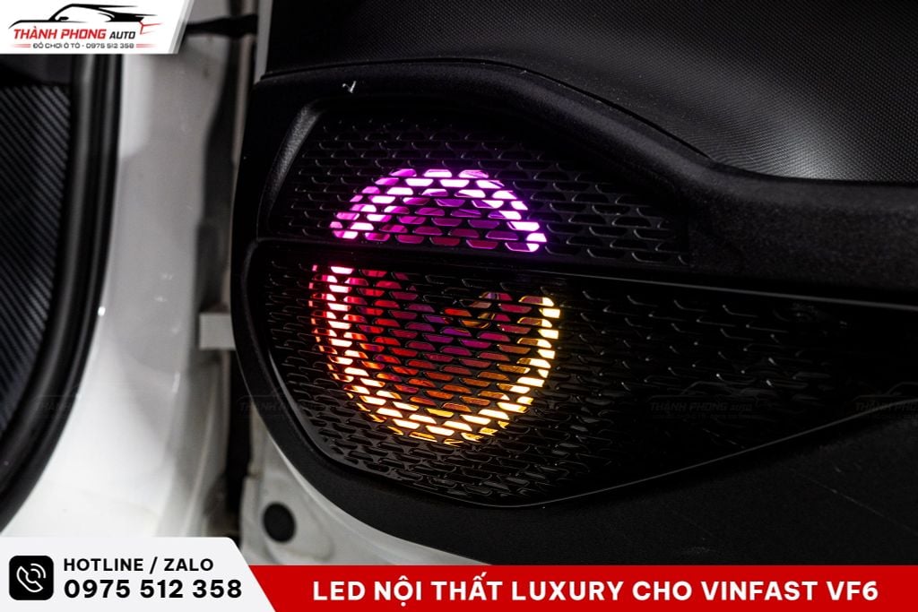 đèn led viền nội thất cho vf6