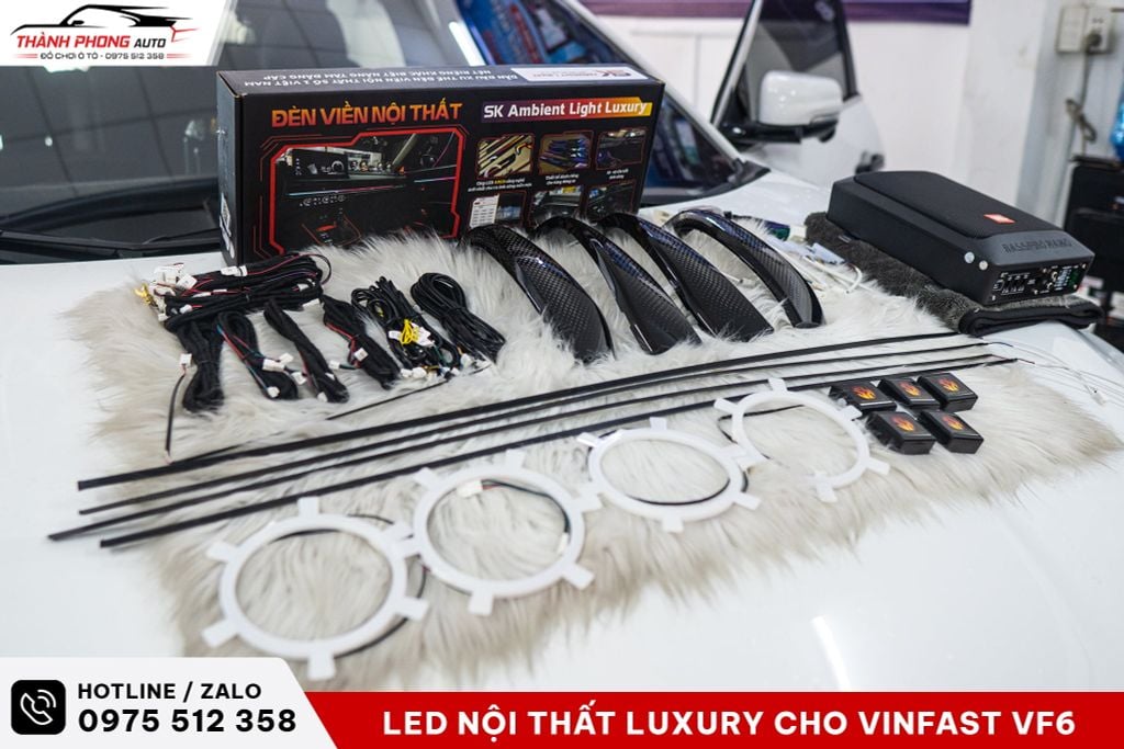 đèn led viền nội thất cho vf6