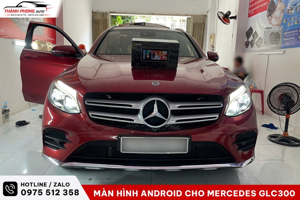 màn hình android cho xe mercedes glc300
