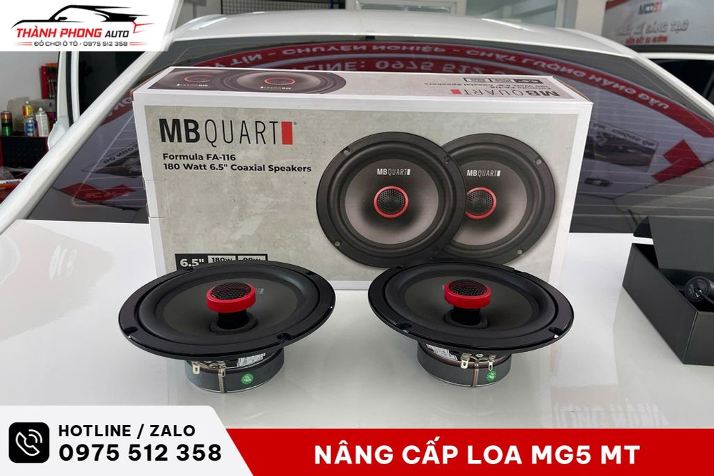 nâng cấp âm thanh cho MG5 MT