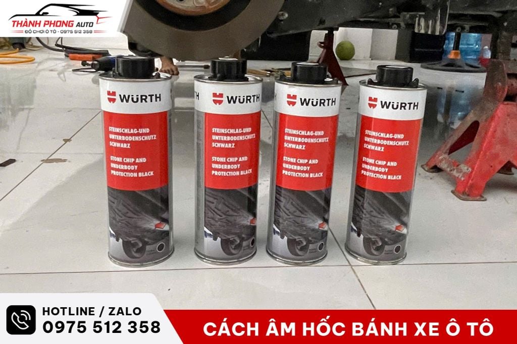 cách âm chống ồn hốc bánh xe ô tô