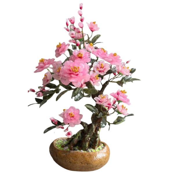 Cây Hoa Đào Thạch Anh Hồng