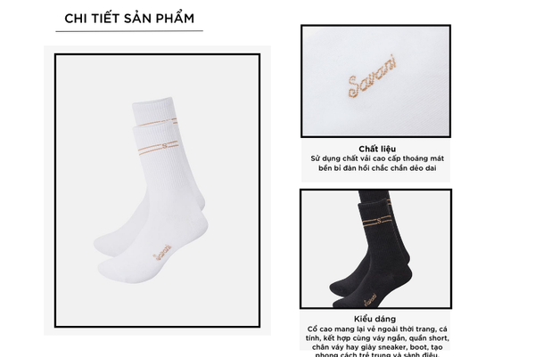 Tất cổ cao WTA017K5