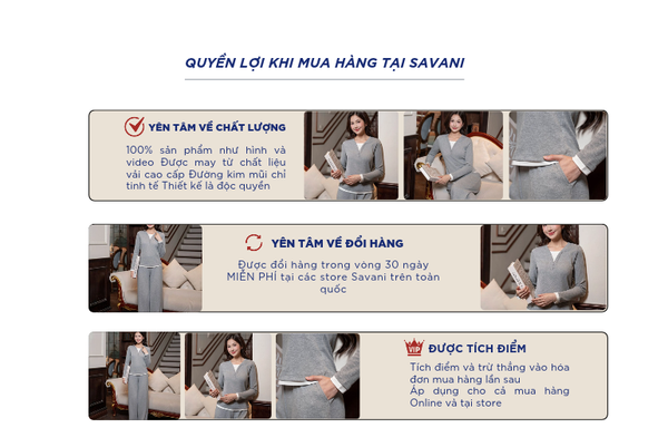 Bộ đồ thu đông nữ cổ V phối vải